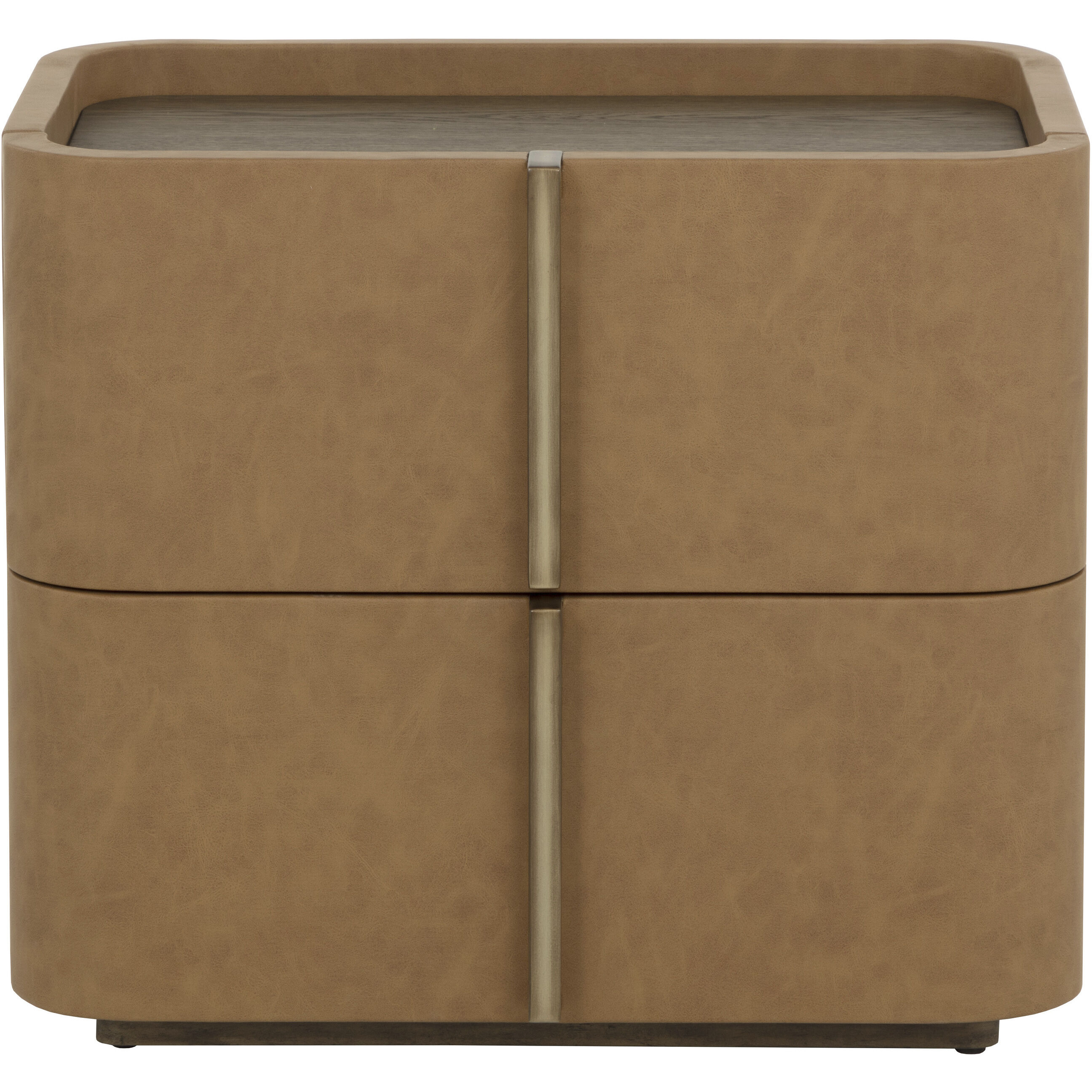 Jamille 26 X 18 inch Cognac Night Stand, Small